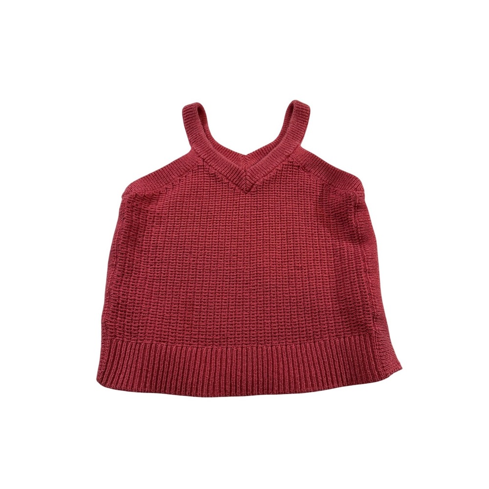 Madewell Brick Red Knit Tank Top